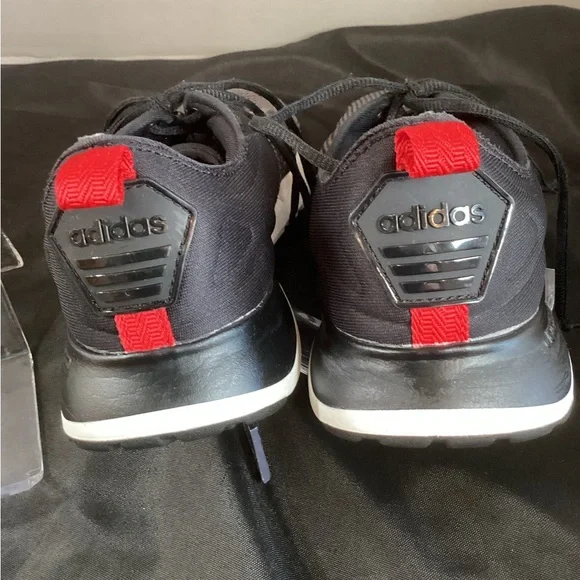 Adidas Cloudform  Men’s Running Shoes Black and Red Sneakers Size 9 - Picture 2 of 6